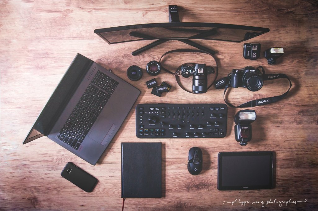 Materiels - Flat lay