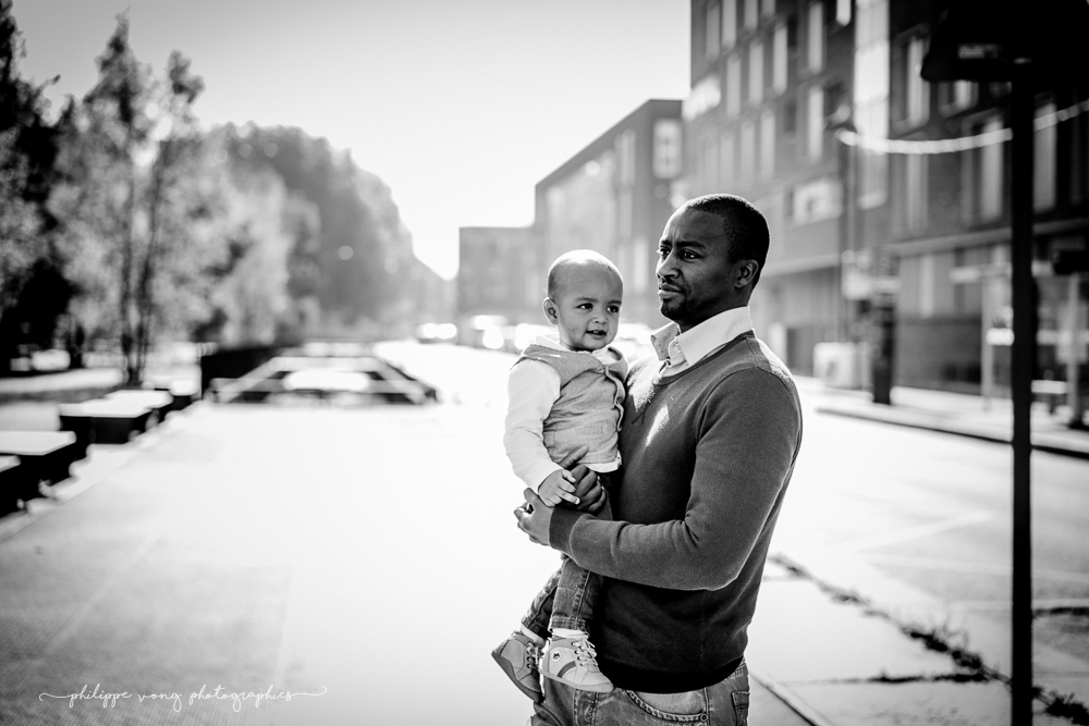 Noham - Promenade avec papa